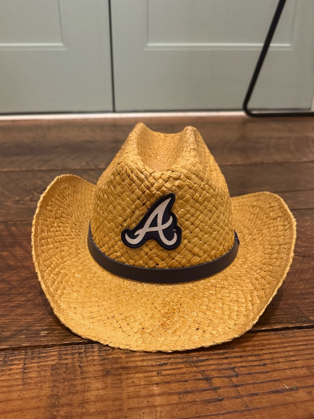 Atlanta Braves Straw Cowboy Hat MLB Western Baseball Fan Hat